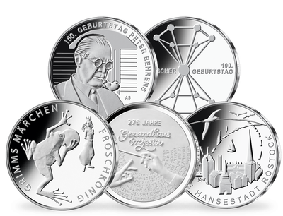 Die offiziellen deutschen 20-Euro-Silber-Gedenkmünzen 2018